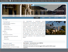 Tablet Screenshot of ambiente.comune.belluno.it