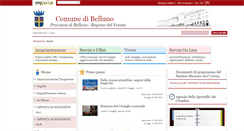 Desktop Screenshot of comune.belluno.it